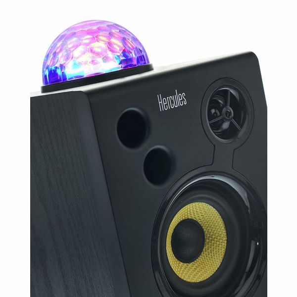 Hercules DJSpeaker 32 Party - Actieve Speakers Met Lichtshow (2x15W RMS)
