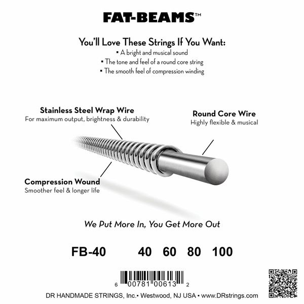 DR Strings Fat-Beams FB-40