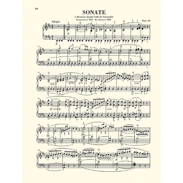 Henle Verlag Beethoven Fünf Klaviersonaten