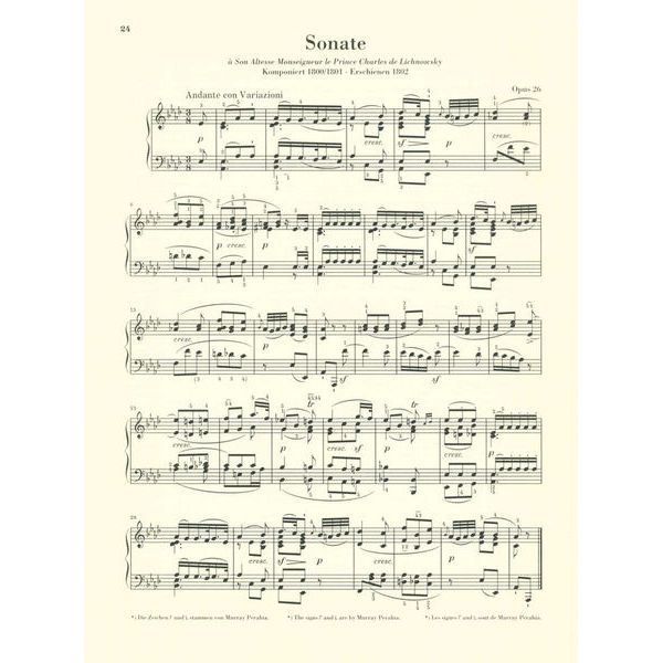 Henle Verlag Beethoven Fünf Klaviersonaten