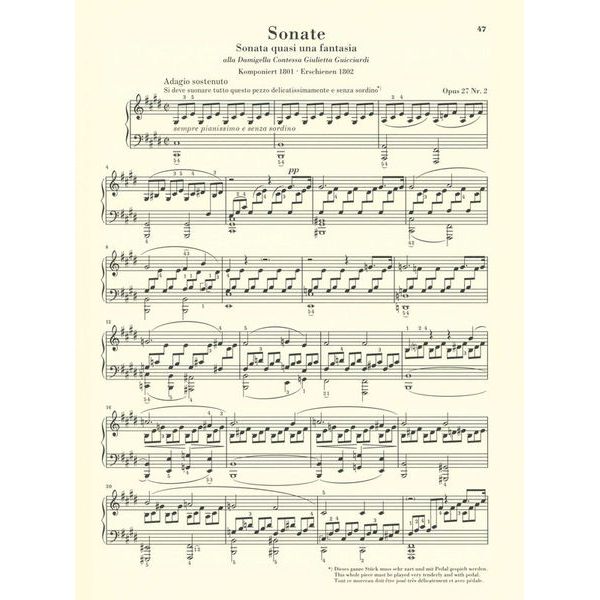 Henle Verlag Beethoven Fünf Klaviersonaten