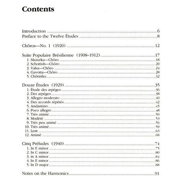 Editions Max Eschig Villa-Lobos Collected Works