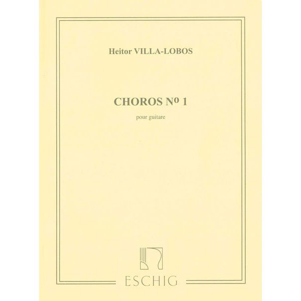 Editions Max Eschig Villa-Lobos Choros No.1