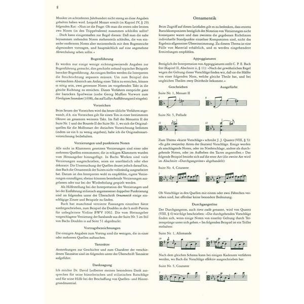 Edition Peters Bach Suiten Viola BWV1007-1012