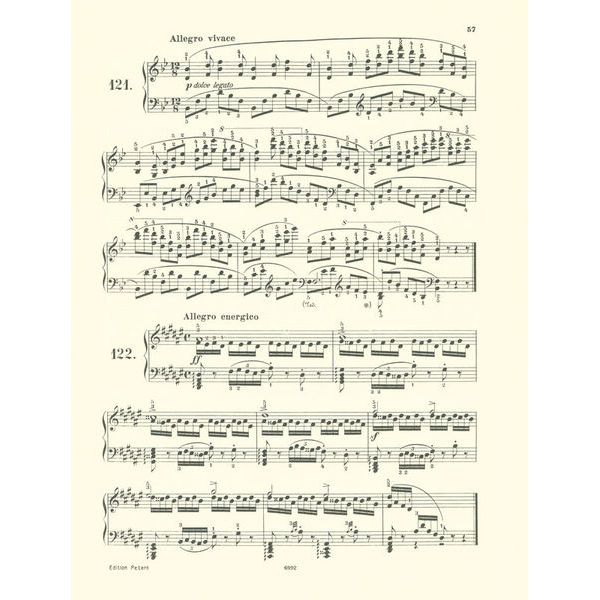 Edition Peters Czerny 160 kurze Übungen