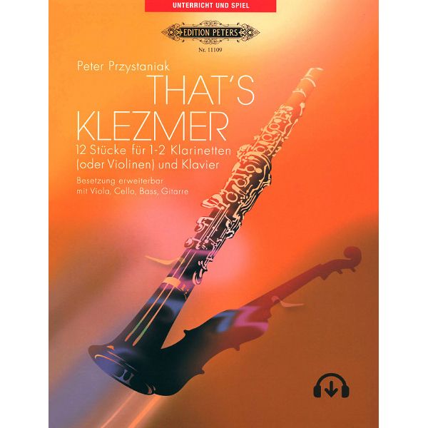 Edition Peters That's Klezmer Clarinet