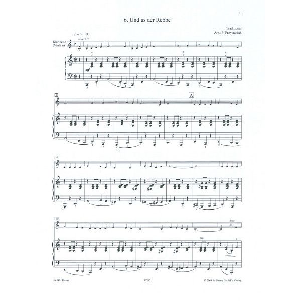 Edition Peters That's Klezmer Clarinet