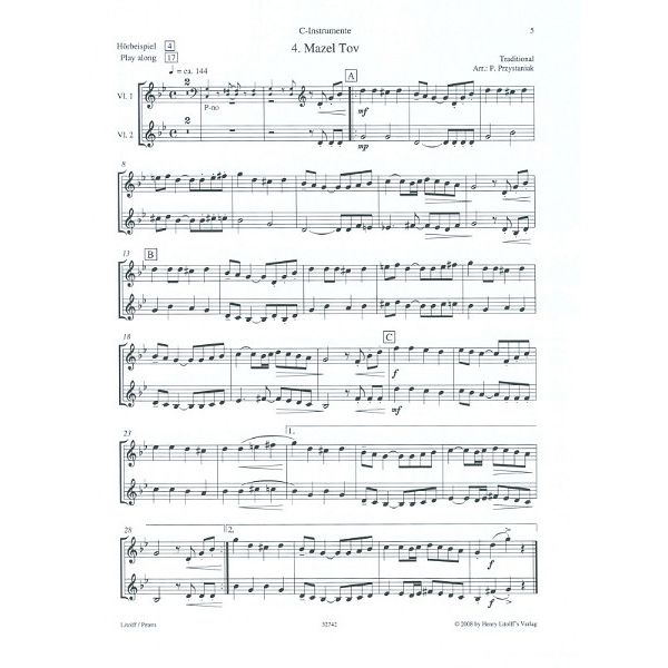 Edition Peters That's Klezmer Clarinet