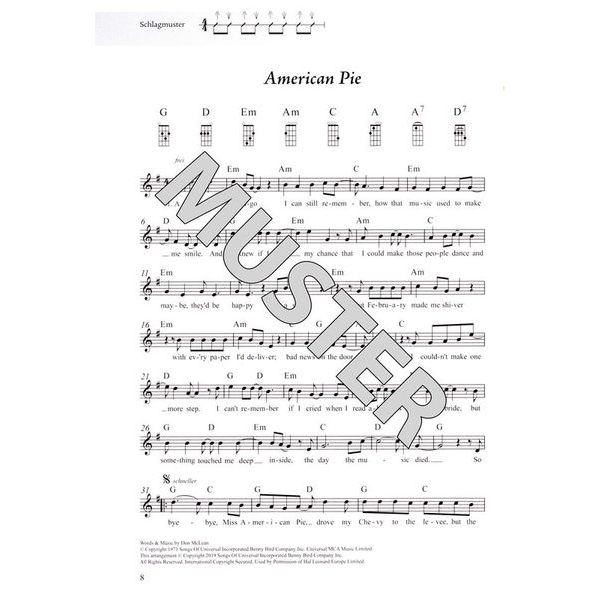 Schott Rock & Pop Fetenbuch Ukulele 1