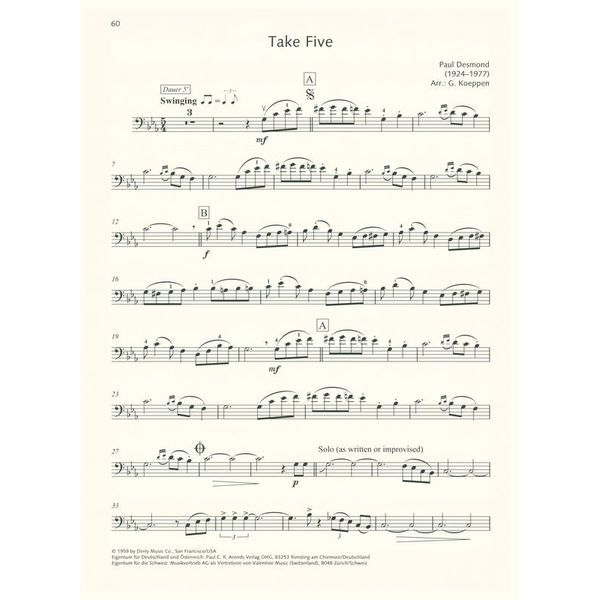 Schott Cello Fake Book