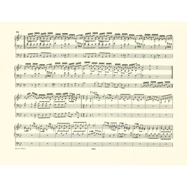 Edition Peters Bach Acht Präludien und Fugen