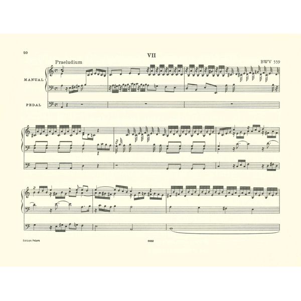 Edition Peters Bach Acht Präludien und Fugen
