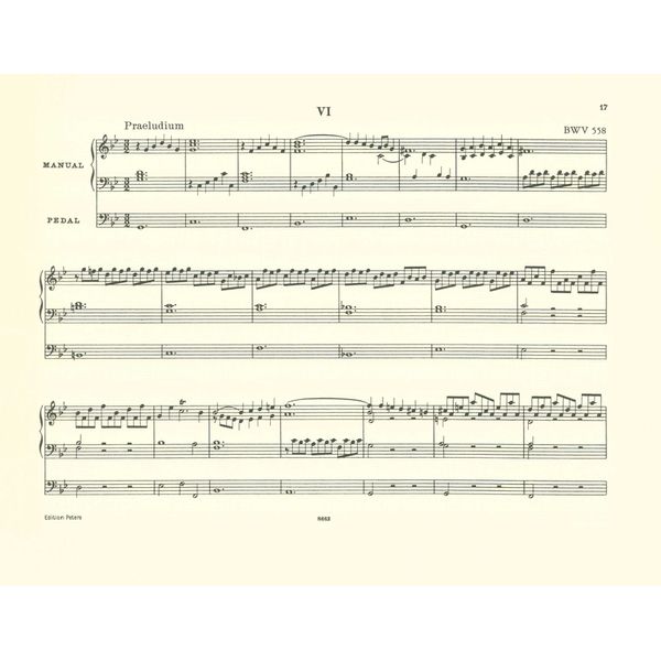 Edition Peters Bach Acht Präludien und Fugen