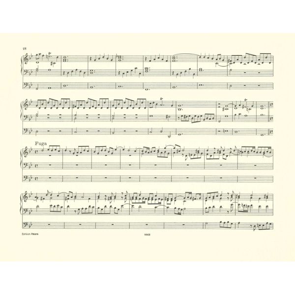 Edition Peters Bach Acht Präludien und Fugen