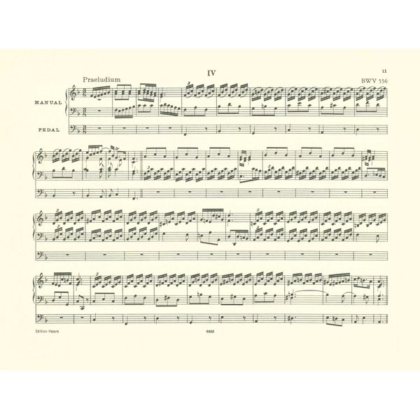 Edition Peters Bach Acht Präludien und Fugen