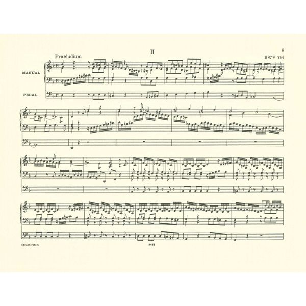 Edition Peters Bach Acht Präludien und Fugen