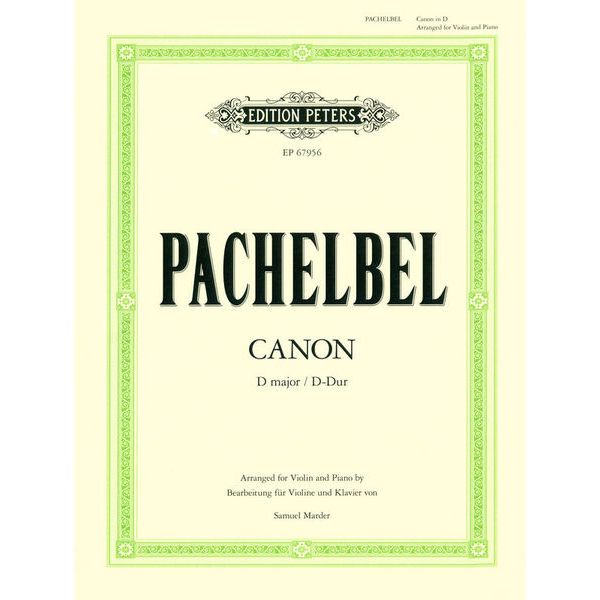 Edition Peters Pachelbel Kanon D-Dur Violin