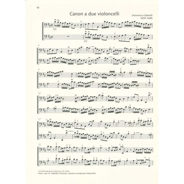 Schott Cello Duets
