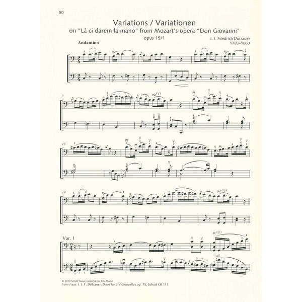 Schott Cello Duets