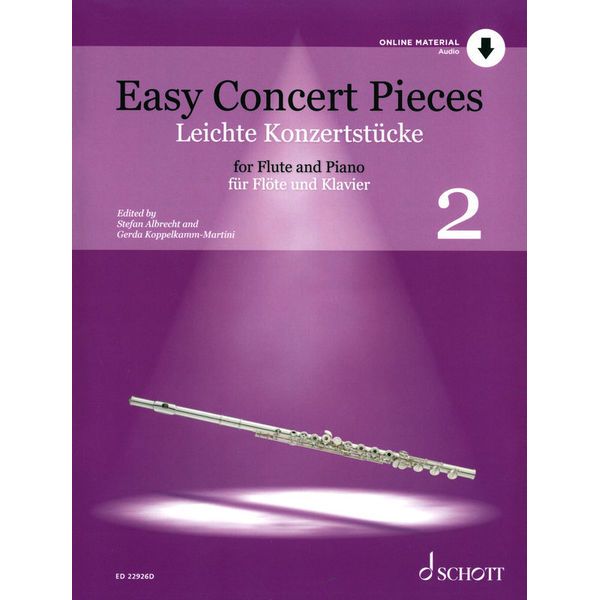 Schott Easy Concert Pieces Flute 2