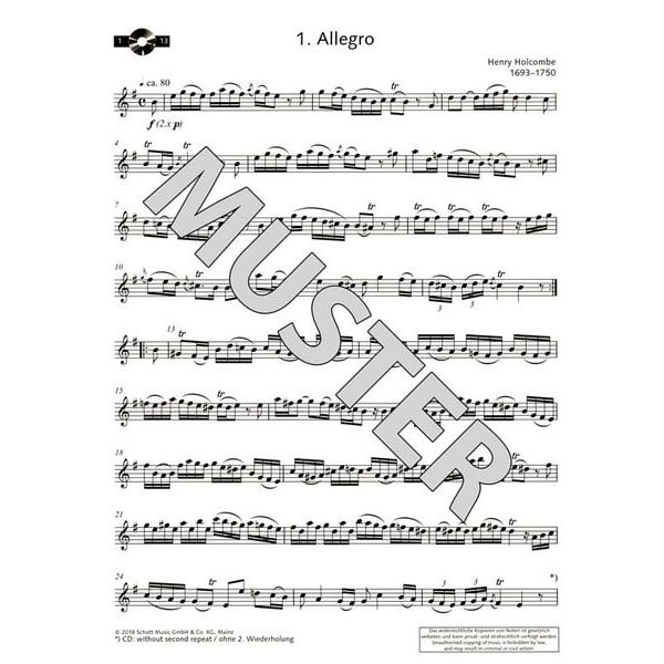 Schott Easy Concert Pieces Flute 3