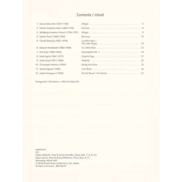 Schott Easy Concert Pieces Flute 3