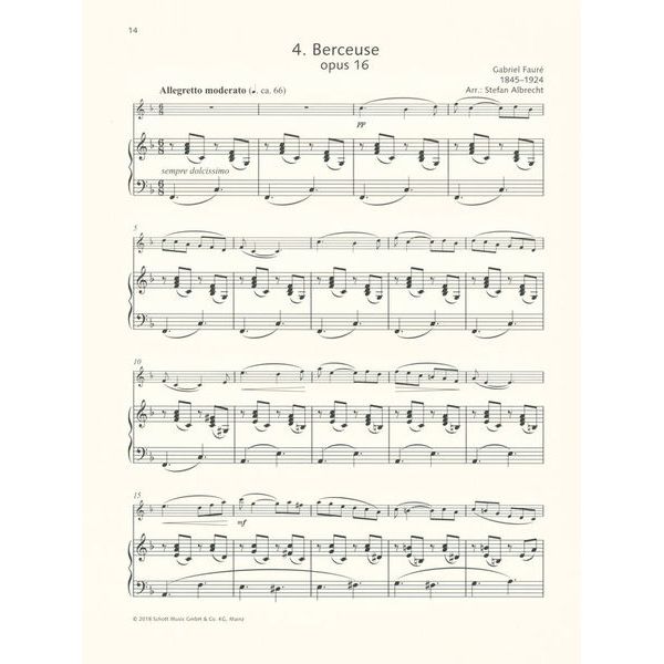 Schott Easy Concert Pieces Flute 3