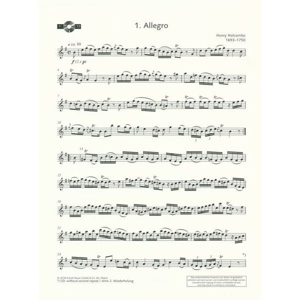 Schott Easy Concert Pieces Flute 3