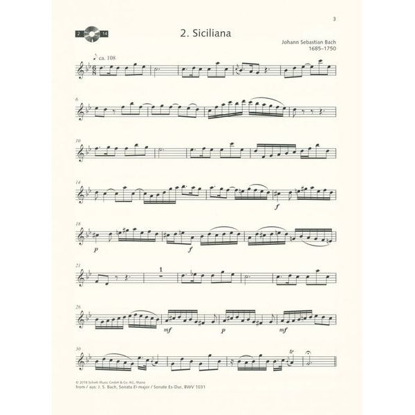 Schott Easy Concert Pieces Flute 3