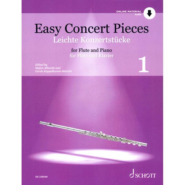 Schott Easy Concert Pieces Flute 1