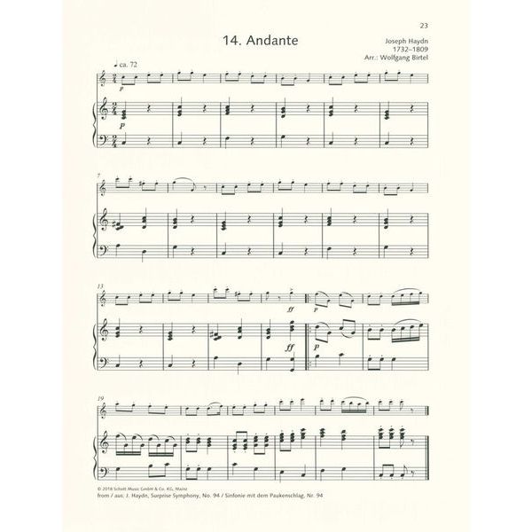 Schott Easy Concert Pieces Flute 1