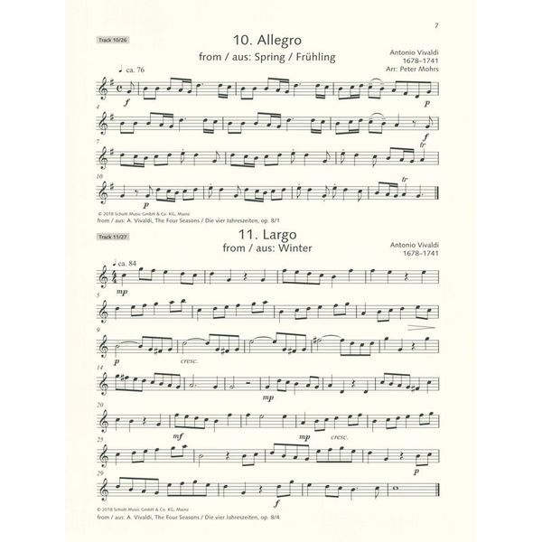 Schott Easy Concert Pieces Flute 1