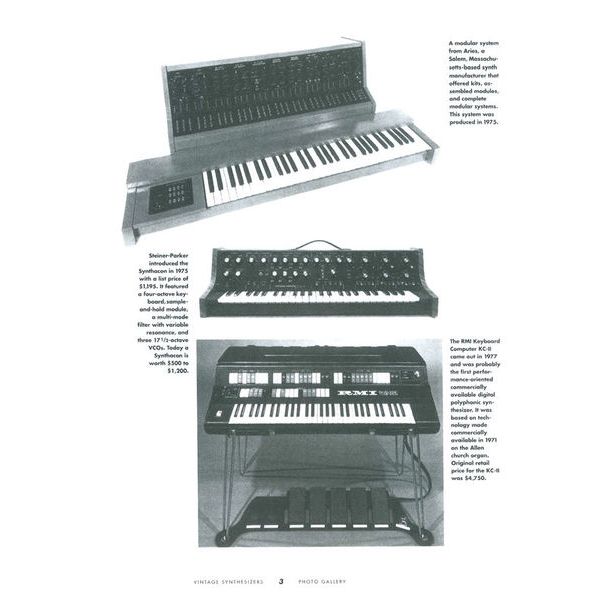 Backbeat Books Vintage Synthesizers