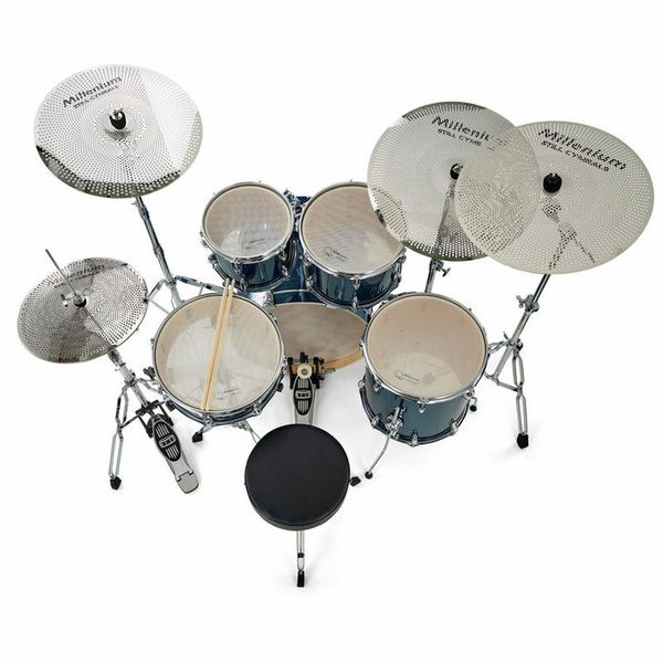 Millenium Hybrid Practice Drum Set BL
