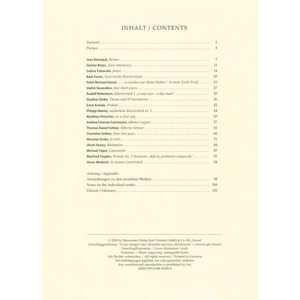 Bärenreiter Contemporary Composers