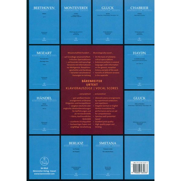 Bärenreiter Opera Kaleidoscope for Soprano