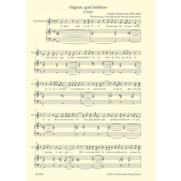 Bärenreiter Opera Kaleidoscope for Soprano
