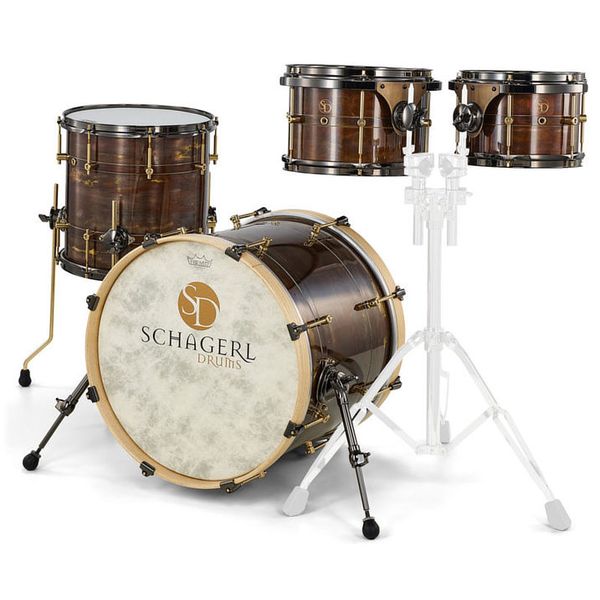 Schagerl Drums Dark Vintage Studio Kit