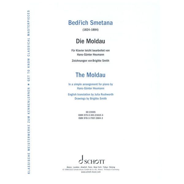 Schott Smetana Die Moldau Easy Piano