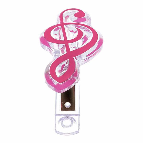 agifty Music Clip Violin Clef Pink