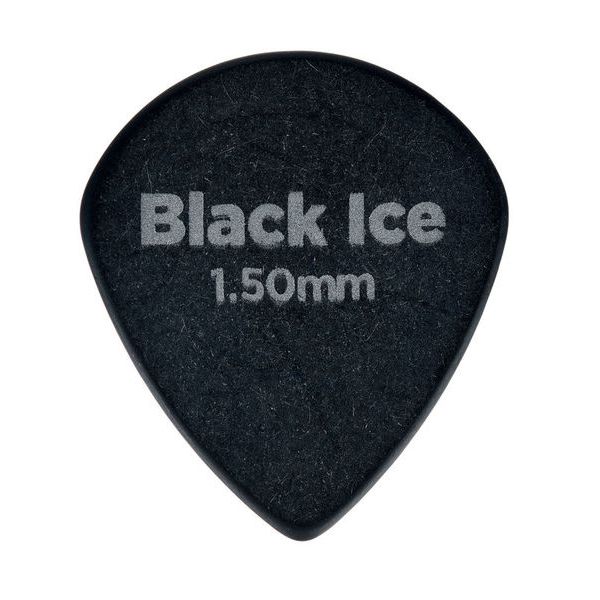 Accessoire pour guitare D'Addario 3DBK7-10 - 10 Médiators en nylon, noir  Ice – Extra-heavy