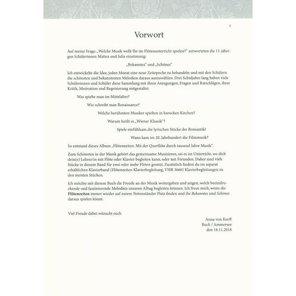 Holzschuh Verlag Flötenzeiten