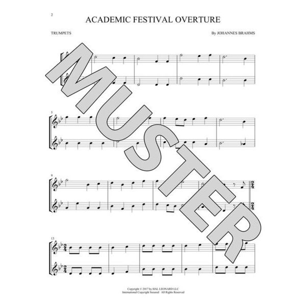 Hal Leonard Classical Themes Two Trumpets