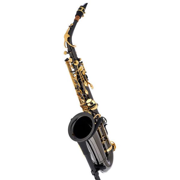 black alto saxophones