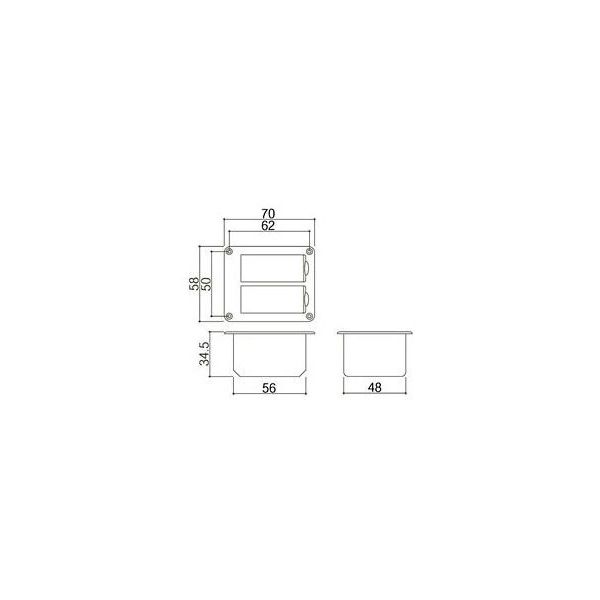 Gotoh Battery Box 9V BB-04W