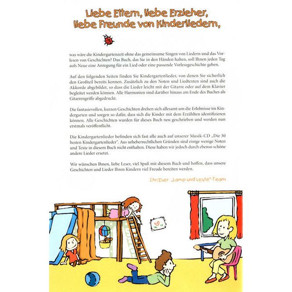 Lamp und Leute Kindergartenliederbuch