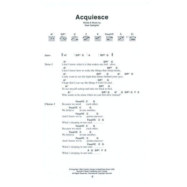Music Sales Little Black Book Oasis
