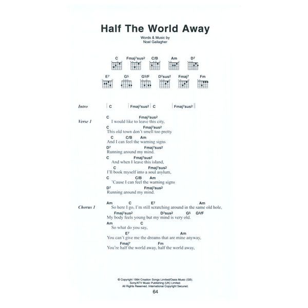 Music Sales Little Black Book Oasis