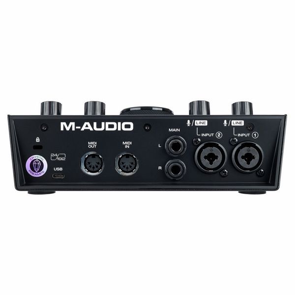 M-Audio AIR 192x6 USB C MIDI Audio Interface for Recording, Podcasting,  Streaming, Studio Quality Sound, 2 XLR in and Music Production Software