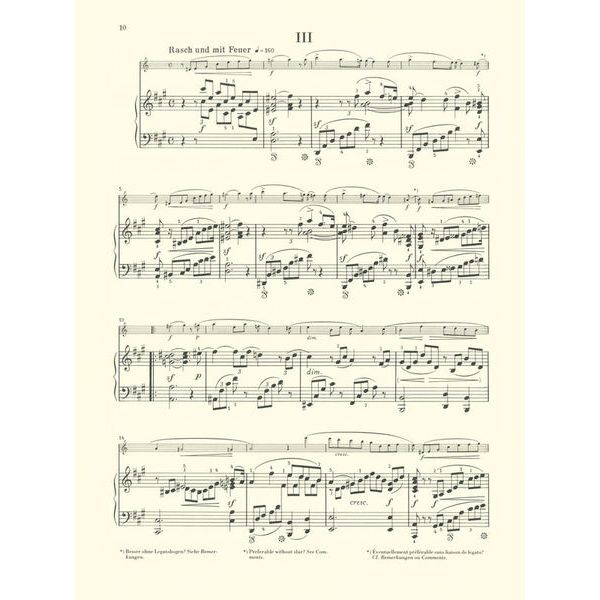 Henle Verlag Schumann Fantasiestücke Cl